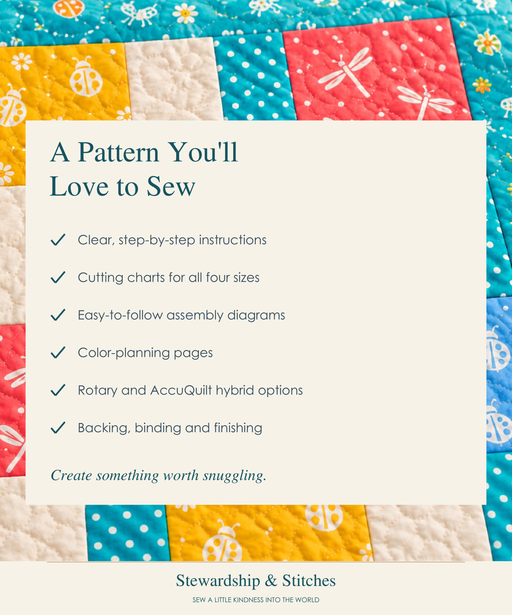 Wild Daydreams Quilt Pattern PDF - Image 3